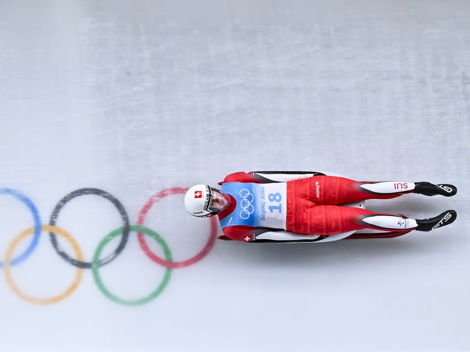 Die Rennrodler (im Bild Natalie Maag bei Olympia in Peking).