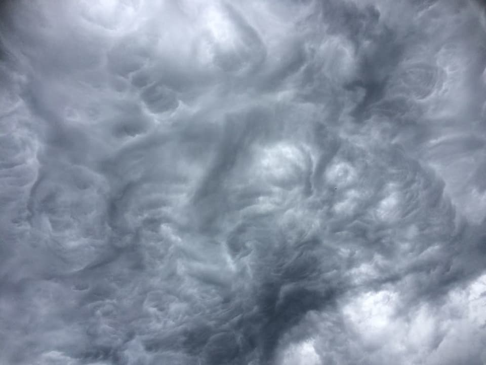Wellenartige Wolken,