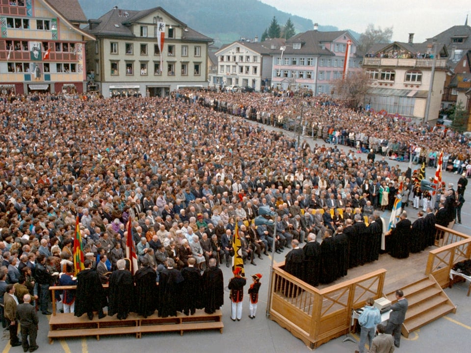 Landsgemeinde in Appenzell 1991