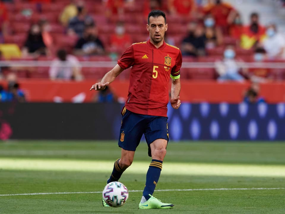 Hat das Trainingslager vorübergehend verlassen Sergio Busquets.