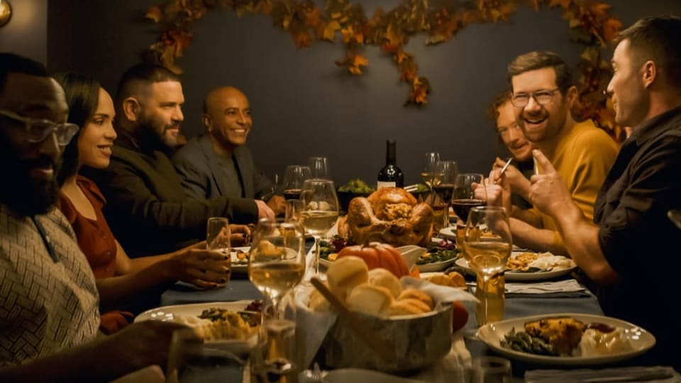 LBGTQ+-Dinner oder Abendessen mit sieben «Brüdern» und «Schwestern».».
