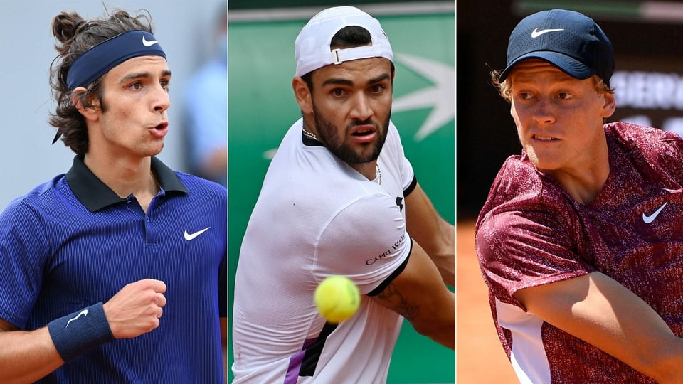 Mischen die French Open auf Tennisspieler.