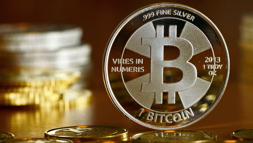 Bitcoin-Münze