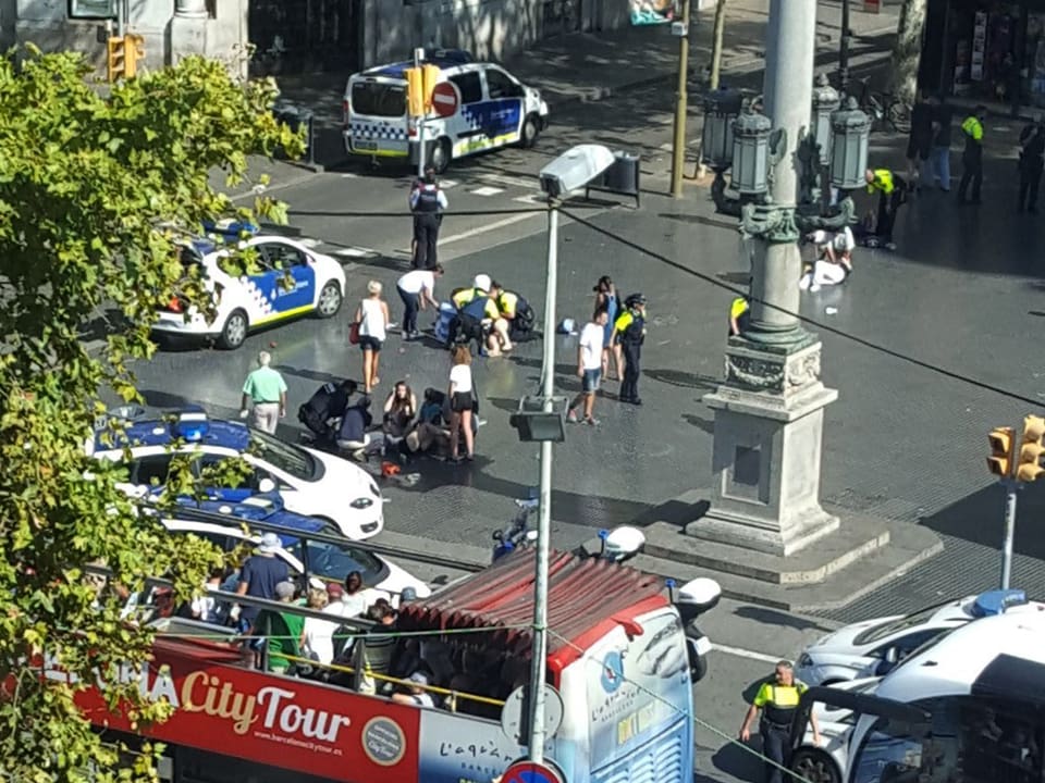Anschlag in Barcelona.