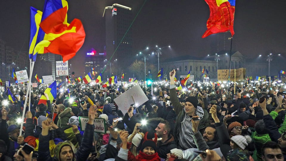Die Strassenproteste in Rumänien gehen weiter
