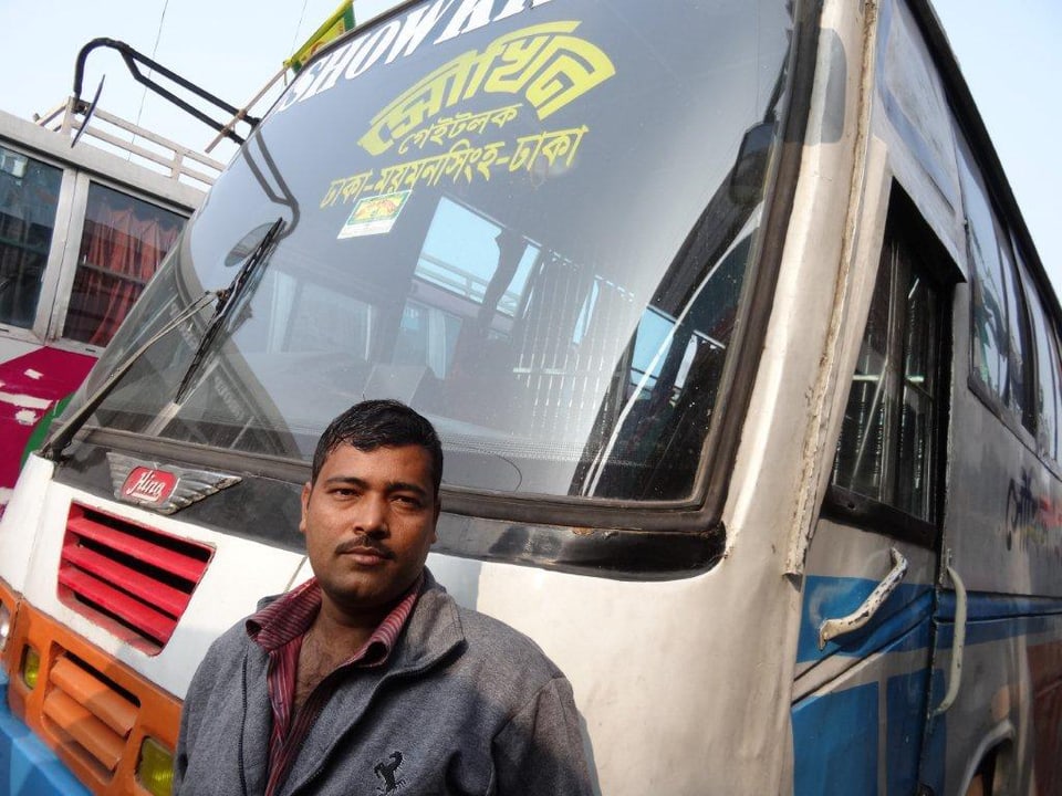 Busfahrer Delwar Hussain