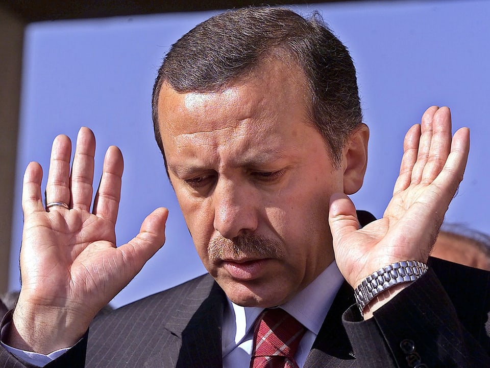 Erdogan betet.