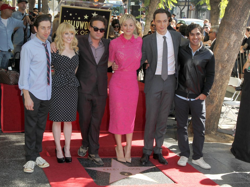 «The Big Bang Theory» am «Hollywood Walk of Fame»