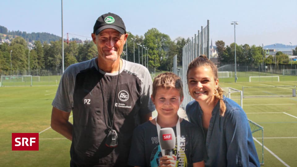 Peter Zeidler Wie trainiert er den FC St. Gallen? SRF Kids Reporter