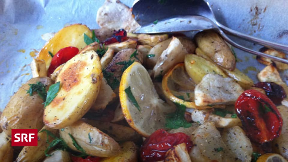 Topinambur und Kartoffeln im Ofen gebacken - A point - SRF