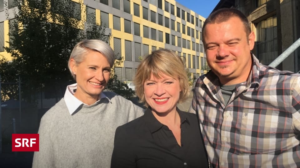 Der Pädagoge Felix Immler und die Messeleiterin Caroline Derungs