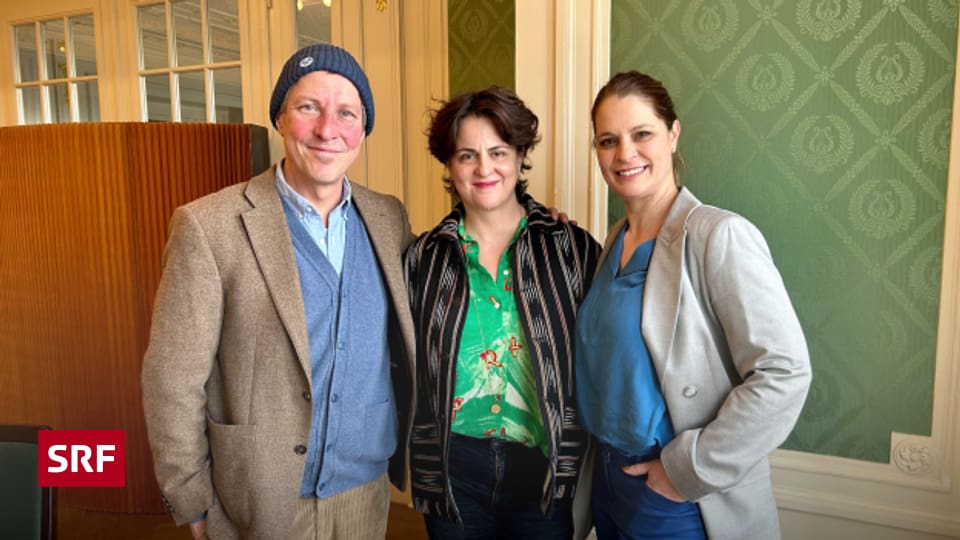 Regisseurin Andrea Štaka und Multitalent Hansmartin Amrein Persönlich