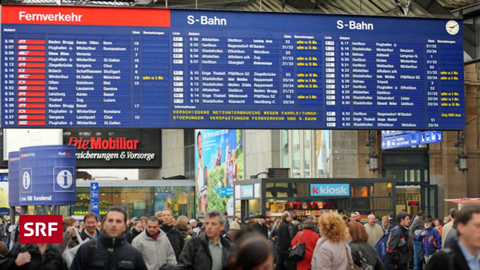 Die SBB präsentiert den neuen Fahrplan Rendezvous SRF