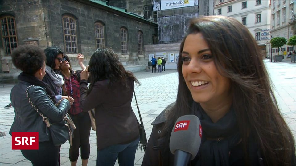 Eurovision Song Contest Mélanie René macht Wien unsicher Eurovision