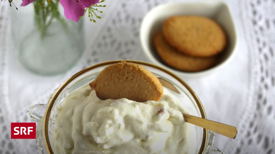 Rezepte 2012 - Rohe Apfelcreme mit Zuckerguetzli - SRF bi de Lüt ...