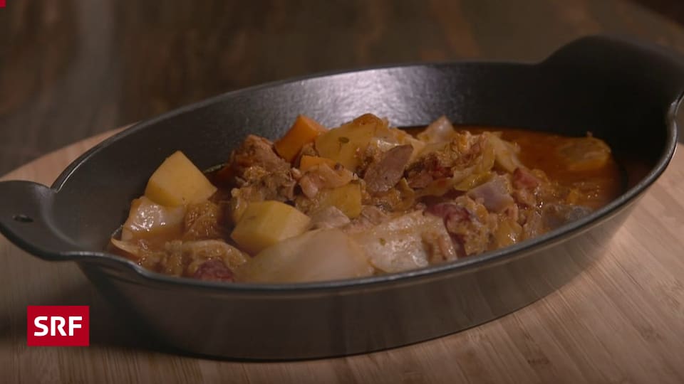 Eintopf, Tag 4 Walliser Eintopf mit Fleisch und Gemüse Unterhaltung SRF