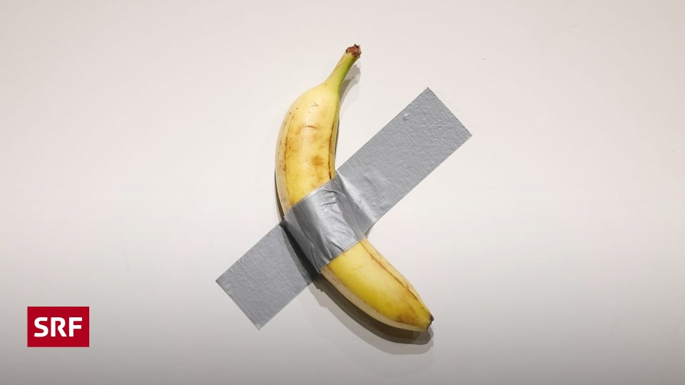 Absurde Kunst-Auktion - 6.2 Millionen Dollar fr eine an die Wand geklebte  Banane - Kultur - SRF