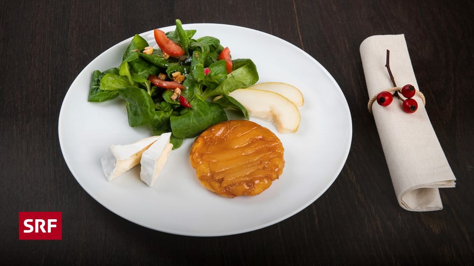 Rezepte 2019 - Nüsslisalat mit Baumnuss-Vinaigrette und Birnen-Tarte ...