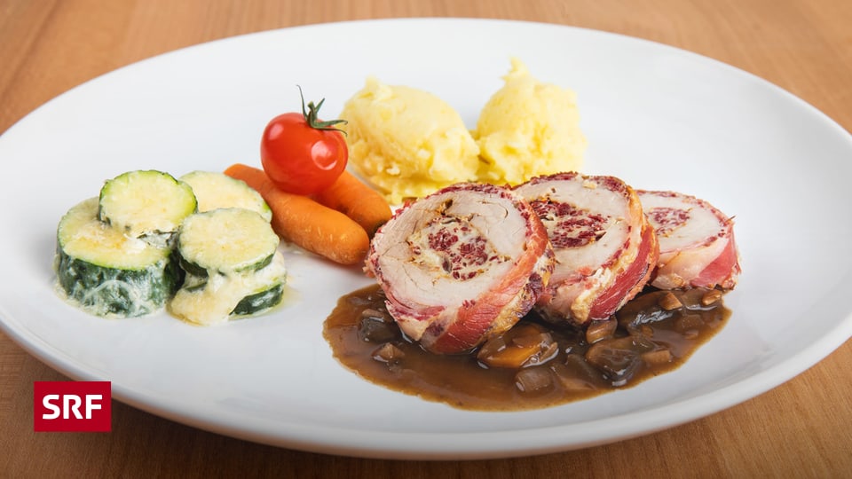 Rezepte 2020 - Appenzeller Braten mit brauner Zwiebel-Pilz-Rüeblisauce ...