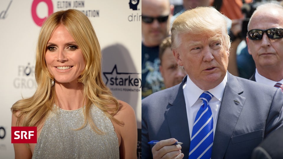 International Heidi Klum vs. Donald Trump Das Model kontert Macho