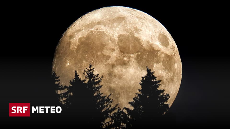 Vollmond Supermond die besten Bilder Meteo SRF