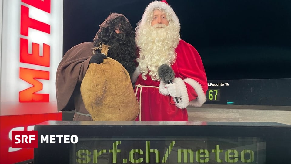 Samichlaustag - Aushilfe auf dem Meteodach: Samichlaus goes Meteo
