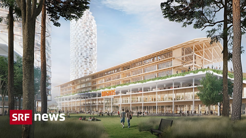 Verdichtetes Bauen - Basel-Stadt plant Sekundarschule auf Dach eines Migros-Centers - News - SRF