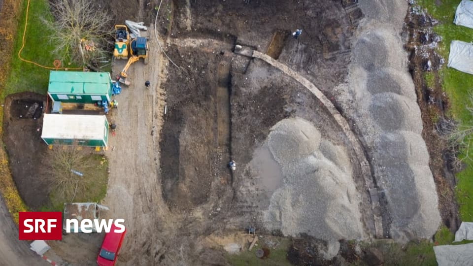 Überraschender Fund aus Antike - Römisches Amphitheater in Kaiseraugst zufällig entdeckt