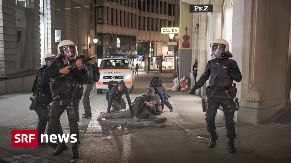 Proteste gegen Corona - Krawalle in St. Gallen: Es flogen ...