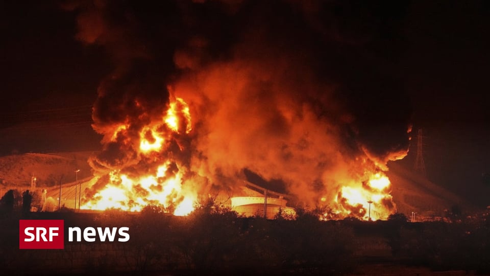 Die Lage im Nahen Osten - Neue iranische Raketenwelle ++ Israel setzt Öllager in Brand - News - SRF Die Lage im Nahen Osten - Neue iranische Raketenwelle ++ Israel setzt Öllager in Brand - News - SRF