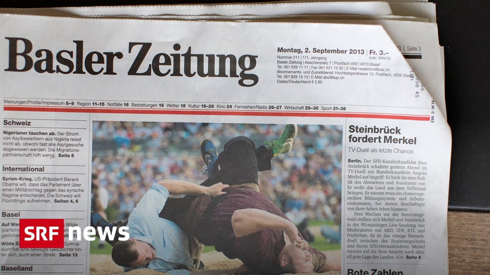 Basel Baselland Die wechselhafte Geschichte der Basler Zeitung News