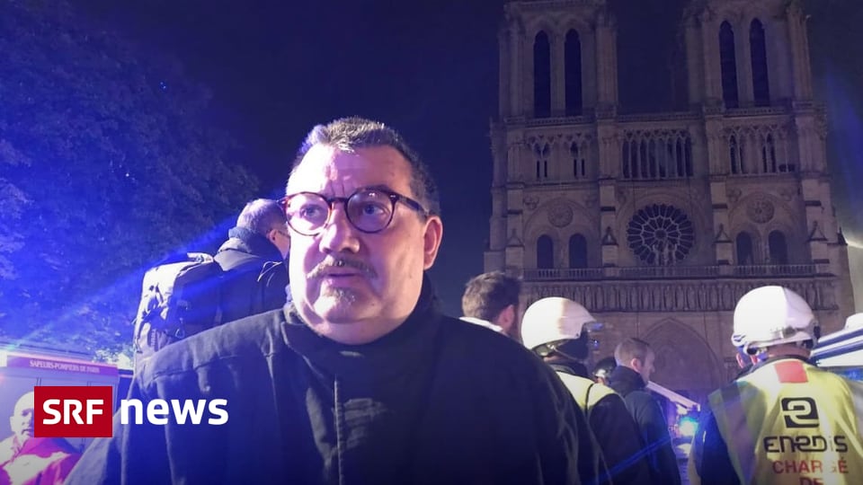 Brand der NotreDame der Feuerwehr rettete den grössten Schatz News SRF Brand der NotreDame der Feuerwehr rettete den grössten Schatz News SRF