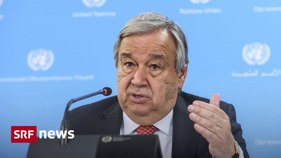 War in Ukraine – UN Secretary-General lowers hopes for peace in Ukraine – News
