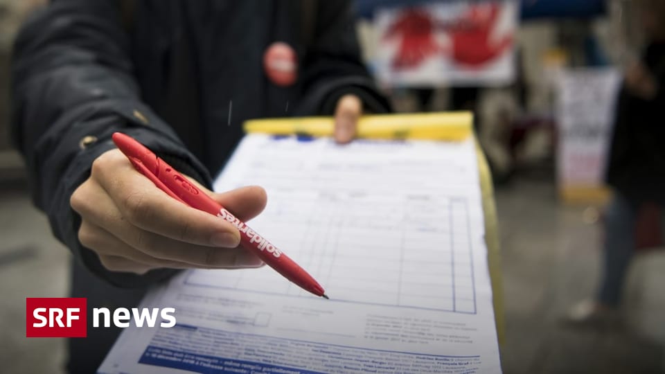 Wird Beim Sammeln Getrickst Auf Stimmenfang Mit Falschen Angaben News Srf