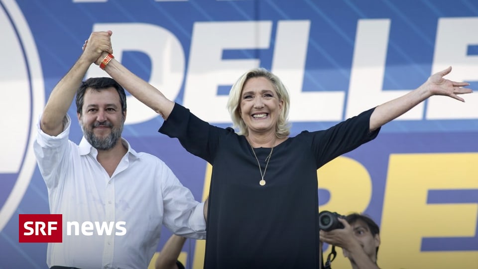 Right-wing summit meeting – Matteo Salvini and Marine Le Pen cooperate – News