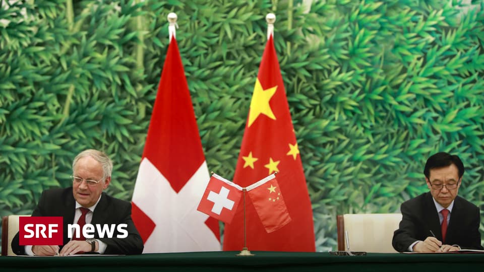 Schweiz Die Details zum Freihandelsabkommen mit China News SRF