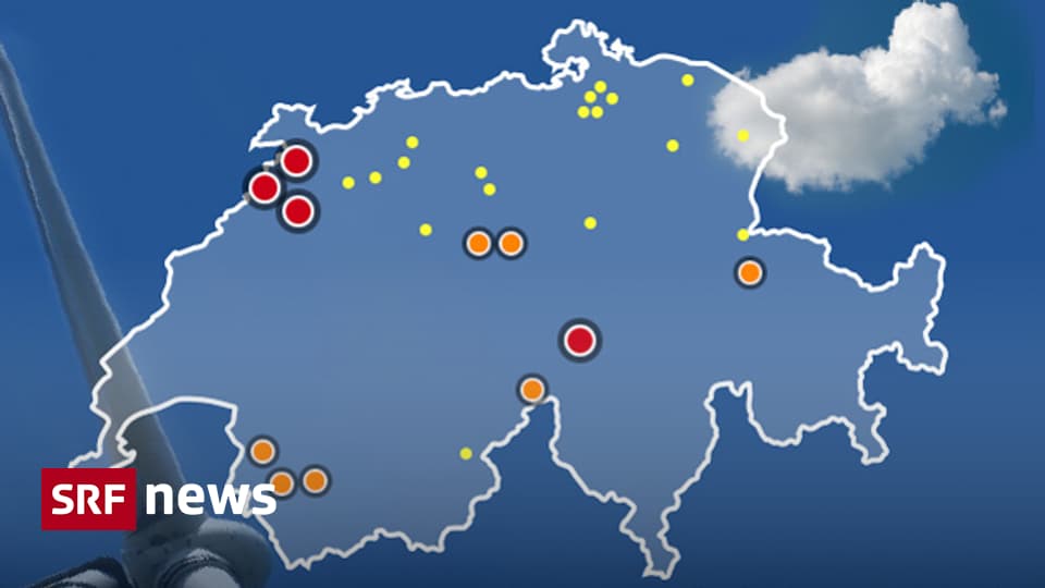 Kühler Wind In Der Schweiz Vier Buchstaben Infografik - Die Windenergieanlagen in der Schweiz - News - SRF