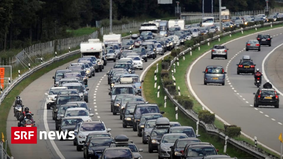 Panorama - 30 Kilometer Stau auf der A1 in Zürich - News - SRF