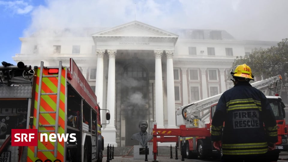 Fire in South Africa – More fire in Cape Town Parliament – News