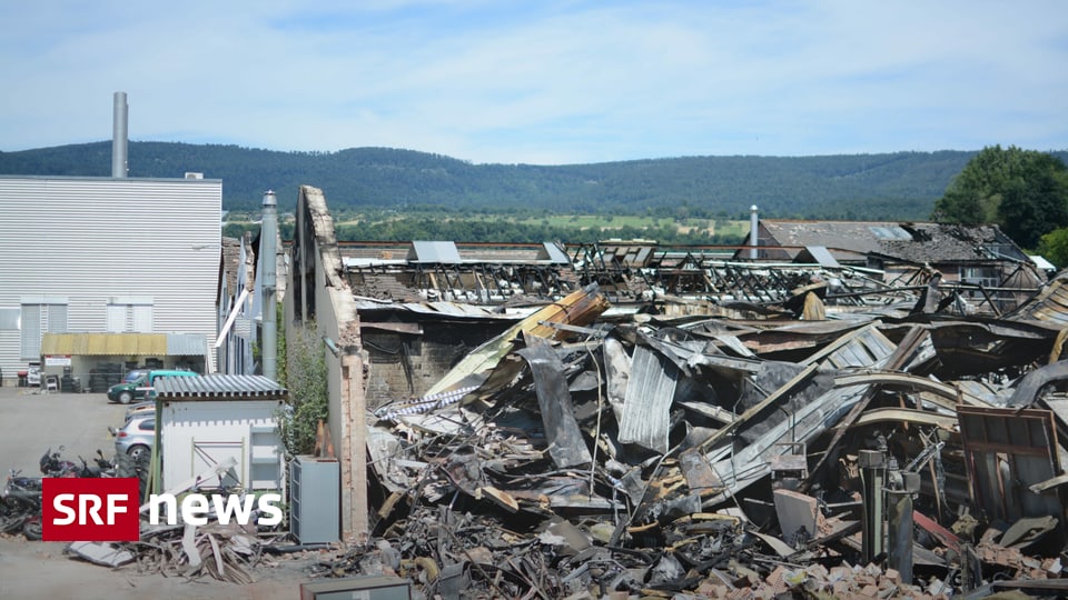 Grossbrand in Laufen BL Verschiedene Unternehmen stehen nun vor dem