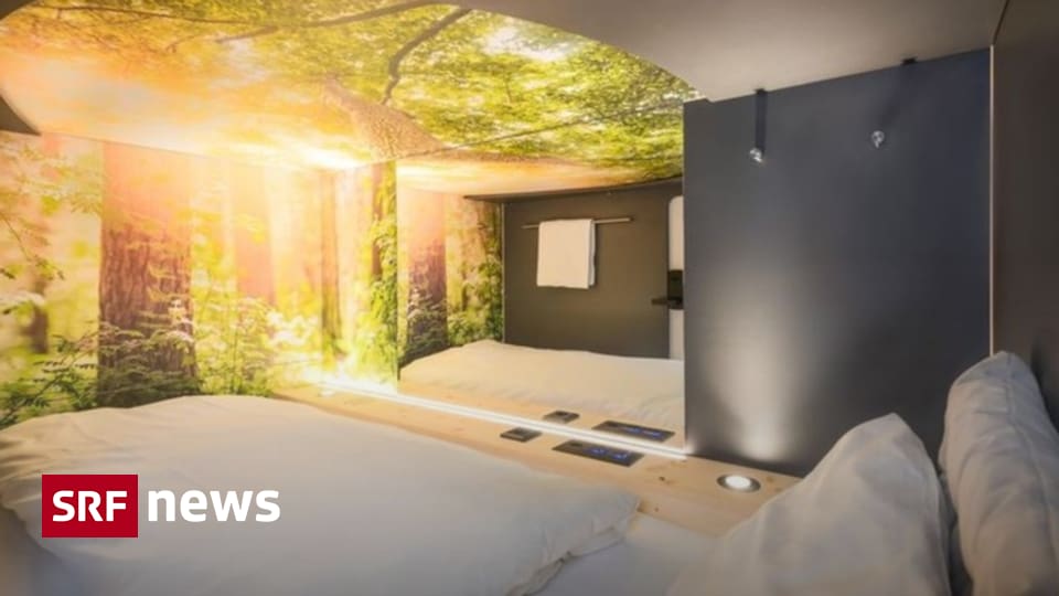 Wenig Platz - Übernachten in einem zwei Quadratmeter grossen Zimmer