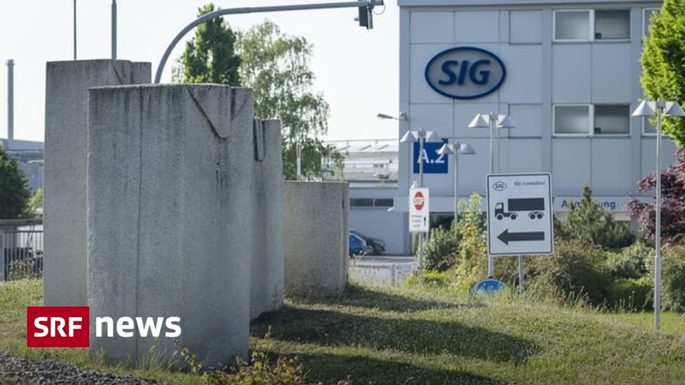 Maschinenindustrie Verpackungshersteller SIG wächst markant News SRF