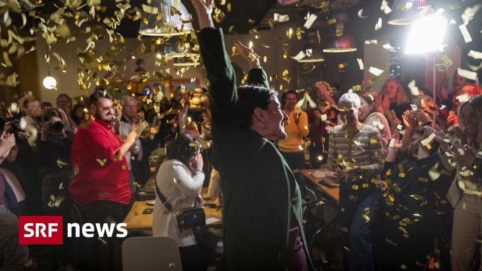 Wahlen Kanton Bern Strahlende Gesichter links und rechts News SRF