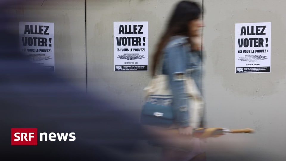  Wahlen Frankreich: Laut Umfragen kein absolutes Mehr für RN - News - SRF Motiv 
