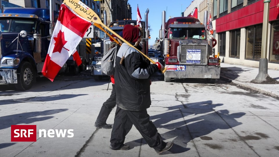 Trucker-Blockade in Ottawa – Canadian Premier Trudeau Activates Notstandsgesetz – News