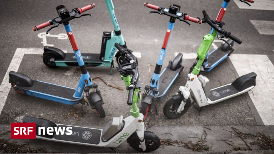 Paris stimmt für Verbot EScooter So planen Schweizer Städte News SRF
