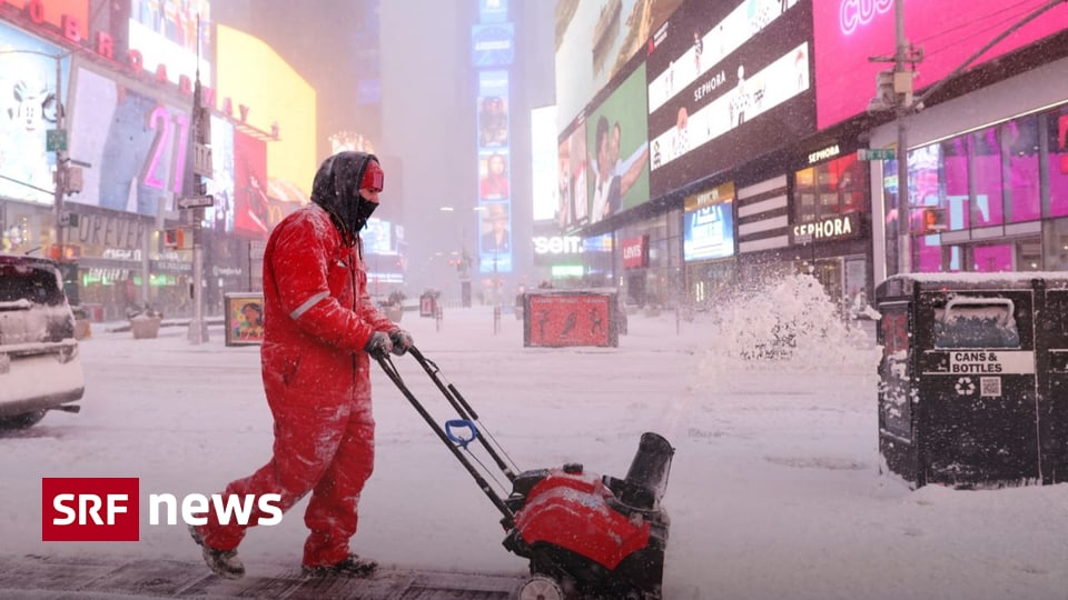 Wintersturm legt Verkehr lahm – Heftiger Schneesturm trifft die US-Ostkesthe – News