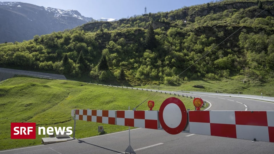 Gotthardpass öffnet am Freitag früher als erwartet