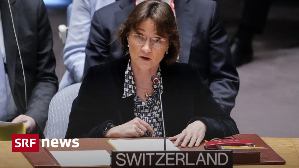 UN  Security Council presidency – Pascal Parisville: “A historic moment for Switzerland” – News