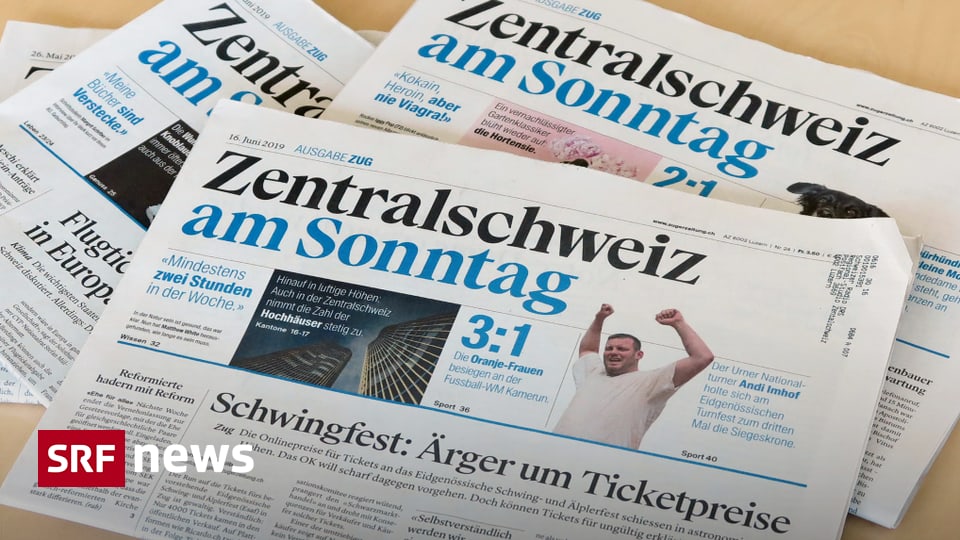 Zentralschweiz am Sonntag Am Sonntag kommt die letzte Ausgabe News